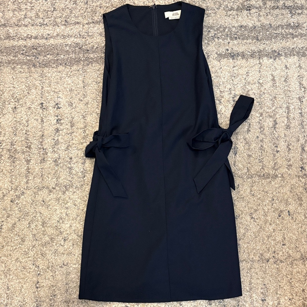 Love Bonita Black Midi Dress with Side Ties